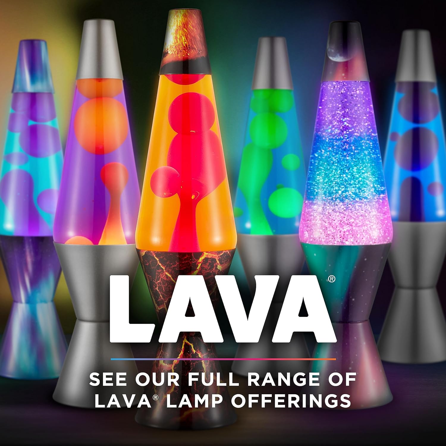 Lava? Lamp - 14.5 Deep Ocean - The Original Motion Light - Yellow/Green Wax and Blue Liquid - Item #2634 (Amazon Exclusive) - Image 6